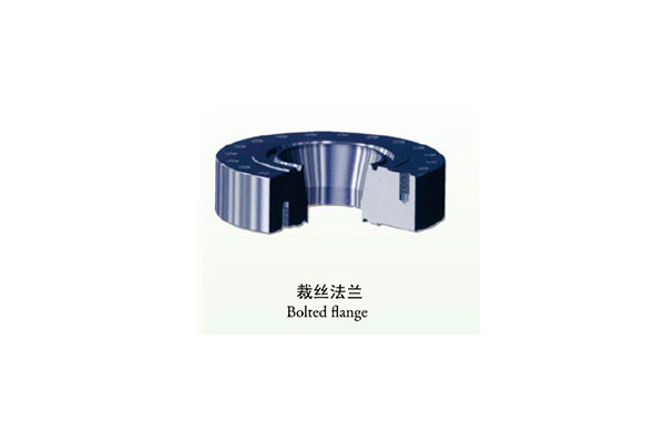 Cut thread flange